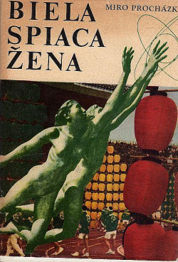 Biela spiaca žena