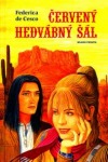 Červený hedvábný šál
