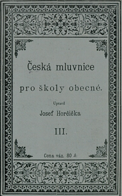 Česká mluvnice pro školy obecné 3 díl
