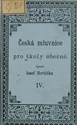 Česká mluvnice pro školy obecné 4 díl