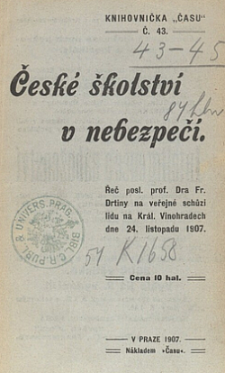 České školství v nebezpečí