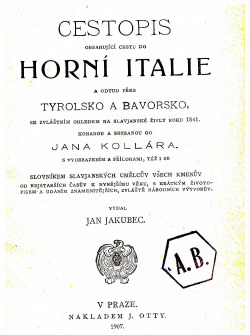Cestopis do horní Itálie