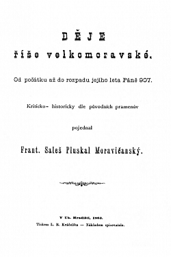 Děje říše velkomoravské