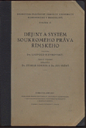 Dějiny a systém soukromého práva římského
