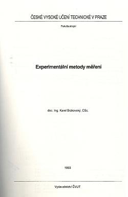 Experimentální metody měření