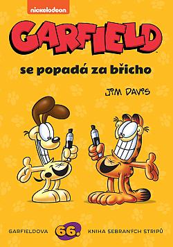 Garfield se popadá za břicho