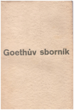 Goethův sborník