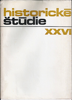 Historické štúdie XXVI
