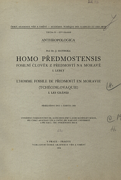 Homo predmostensis I. lebky