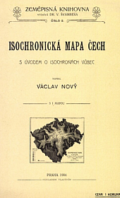 Isochronická mapa Čech