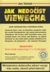 Jak nedočíst Viewegha