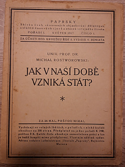 Jak v naší době vzniká stát?