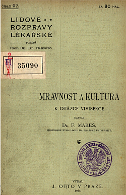 K otázce vivisekce