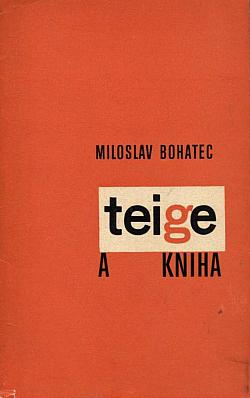 Karel Teige a kniha