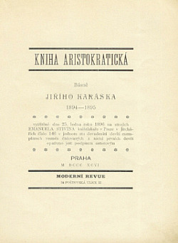 Kniha aristokratická