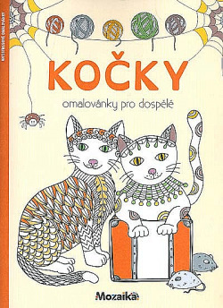 Kočky - omalovánky pro dospělé