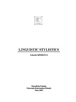 Linguistic Stylistics