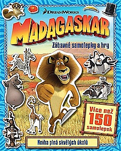 Madagaskar Zábavné samolepky a hry
