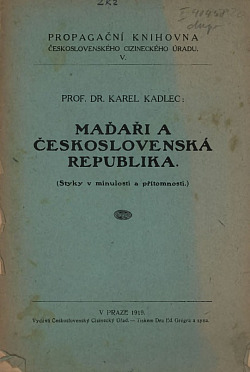 Maďaři a Československá republika