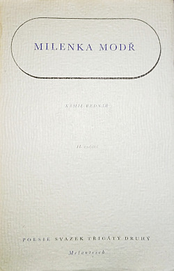 Milenka modř
