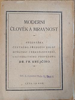 Moderní člověk a mravnost