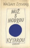 Muž s modrou kytarou