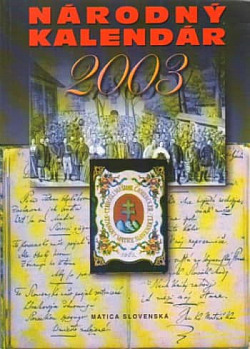 Národný kalendár 2003