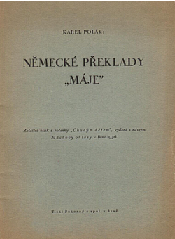 Německé překlady Máje