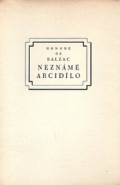Neznámé arcidílo