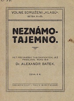 Neznámo tajemno