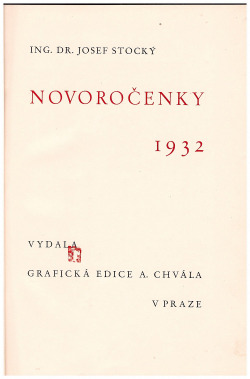 Novoročenky 1932