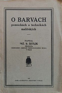 O barvách, pomůckách a technikách malířských