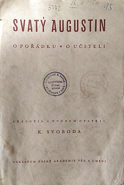 O pořádku / O učiteli
