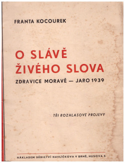 O slávě živého slova