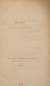 Obsah dialogů Platonových
