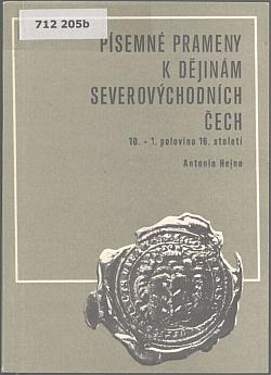Písemné prameny k dějinám severovýchodních Čech