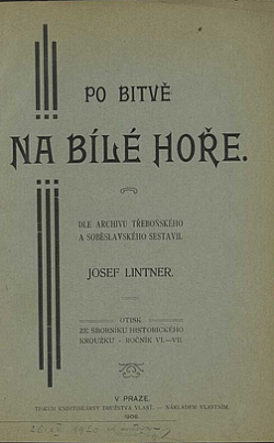 Po bitvě na Bílé Hoře
