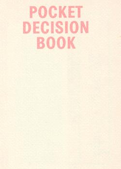 Pocket decision book