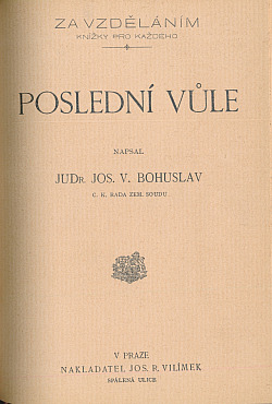 Poslední vůle