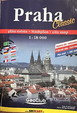 Praha Classic - plán města 1 : 18 000