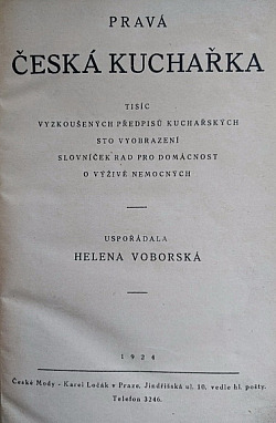 Pravá česká kuchařka