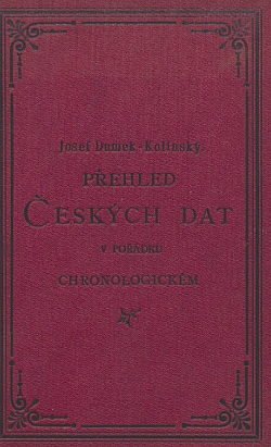 Přehled českých dat v pořádku chronologickém