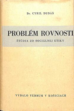 Problém rovnosti - Štúdia zo sociálnej etiky
