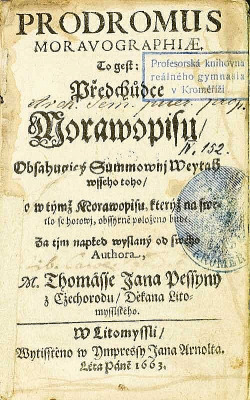 Prodromus Moravographiae. To gest: Předchůdce Morawopisu
