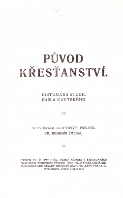Původ křesťanství