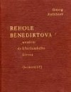 Řehole Benediktova