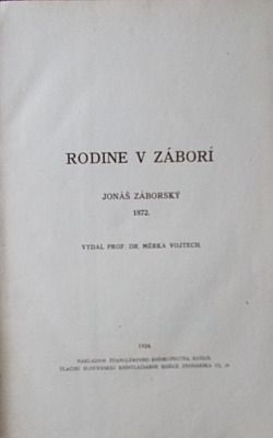 Rodine v Záborí