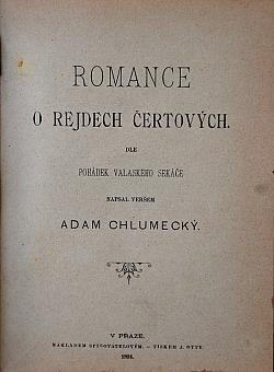 Romance o  rejdech čertových