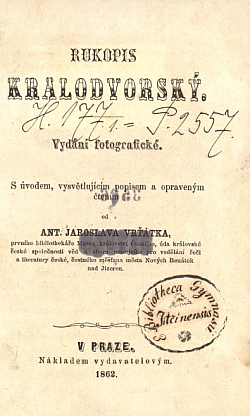 Rukopis Kralodvorský