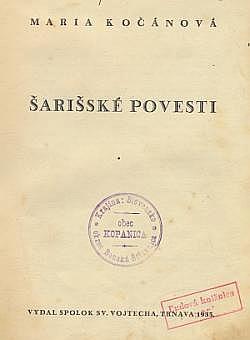 Šarišské povesti
